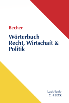Becher: Wörterbuch Recht, Wirtschaft und Politik DE-ES, ES-DE DOWNLOAD