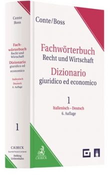 Conte / Boss: Fachwörterbuch Recht und Wirtschaft I Italienisch-Deutsch IT-DE