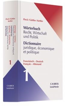 Fleck /Güttler / Kettler Wörterbuch Recht, Wirtschaft und Politik I FR-DE