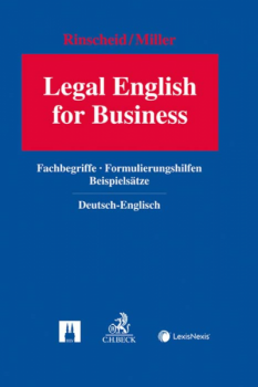 Rinscheid/Miller: Legal Business English ONLINE DE-EN