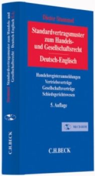 Standardvertragsmuster zum Handels- und Gesellschaftsrecht Deutsch-Englisch 5. Auflage DE-EN