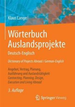 Lange: Wörterbuch Auslandsprojekte Deutsch-Englisch DE-EN