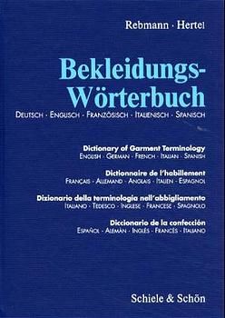 Bekleidungs-Wörterbuch DE-EN-FR-IT-ES