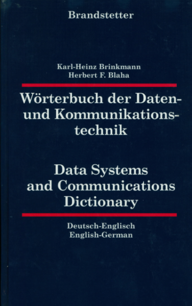 Download Brinkmann / Blaha Wörterbuch Daten-und Kommunikationstechnik