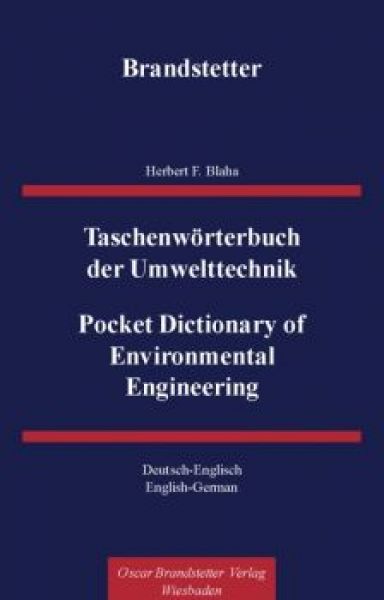 Onlinezugang Blaha Wörterbuch Umwelttechnik Englisch
