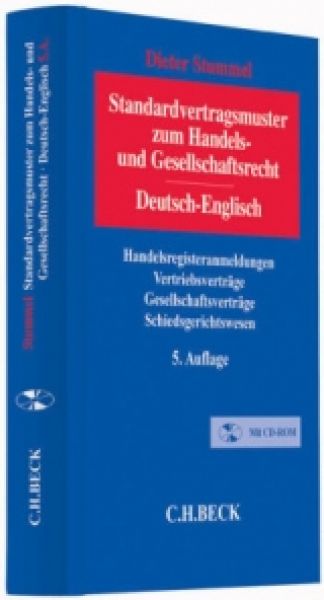 Standardvertragsmuster zum Handels- und Gesellschaftsrecht Deutsch-Englisch mit CD